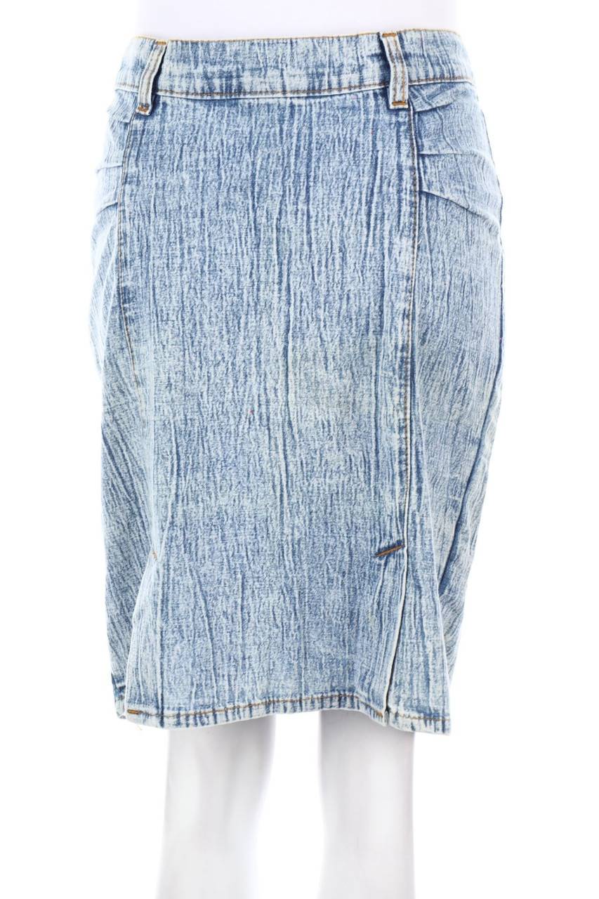 Carou VINTAGE Used Look-Jeansrock zollfrei