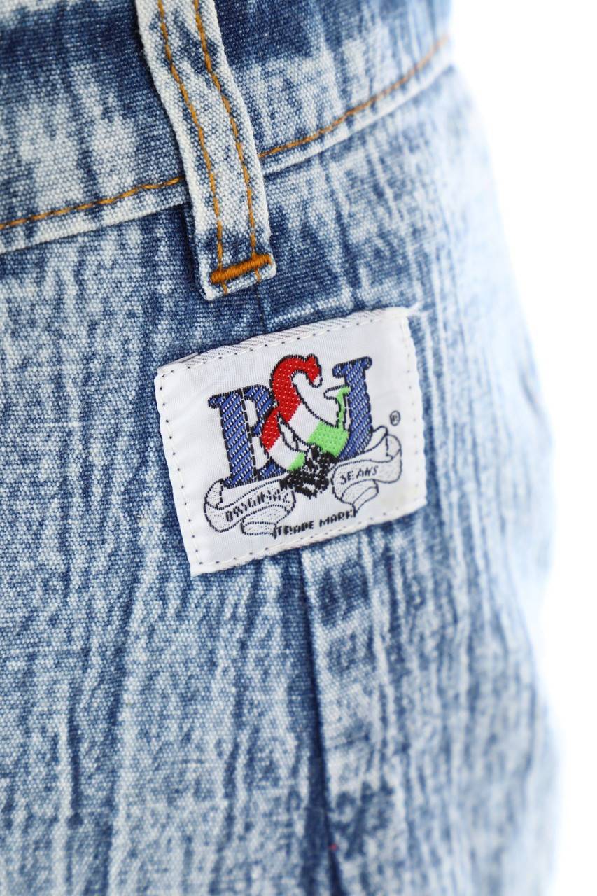Carou VINTAGE Used Look-Jeansrock zollfrei