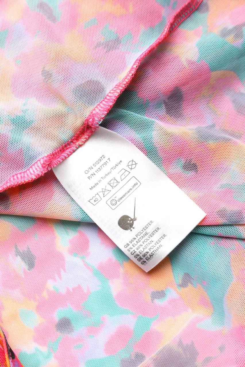 Carou MONKI Mesh-Bolero mit Blumen-Print Meist gekauft