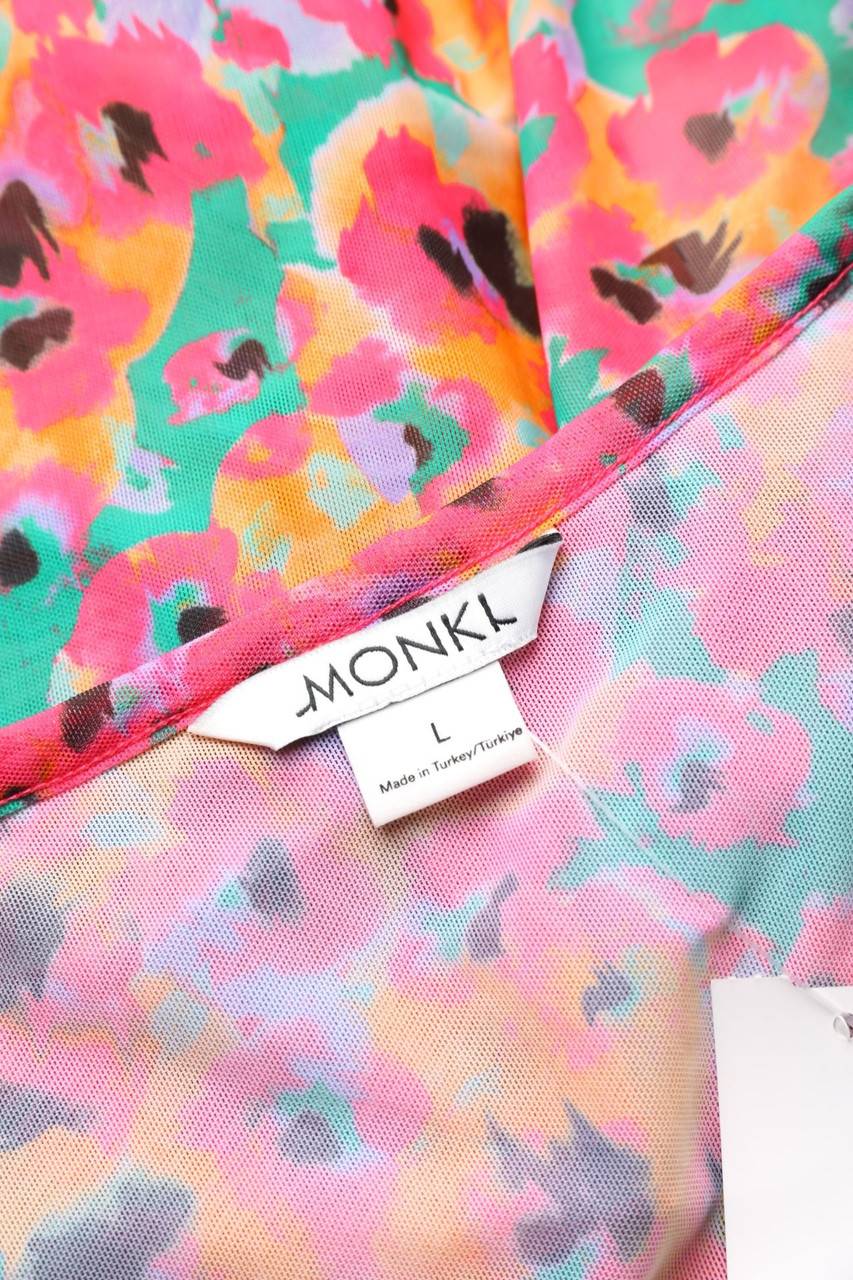 Carou MONKI Mesh-Bolero mit Blumen-Print Meist gekauft