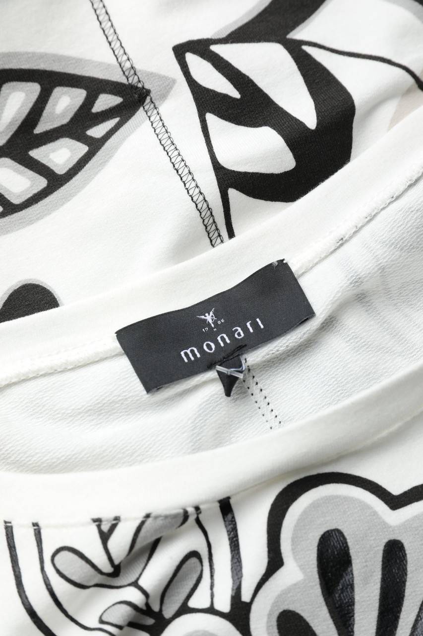 Carou monari Sweatshirt mit Blumen-Print Kostenloser Versand