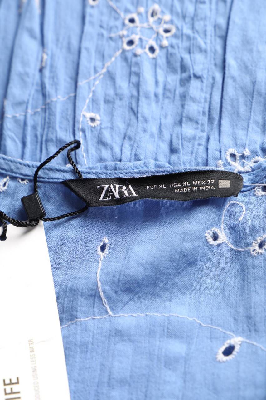 Carou ZARA Boho-Kleid aus Lochspitze Räumungsverkauf