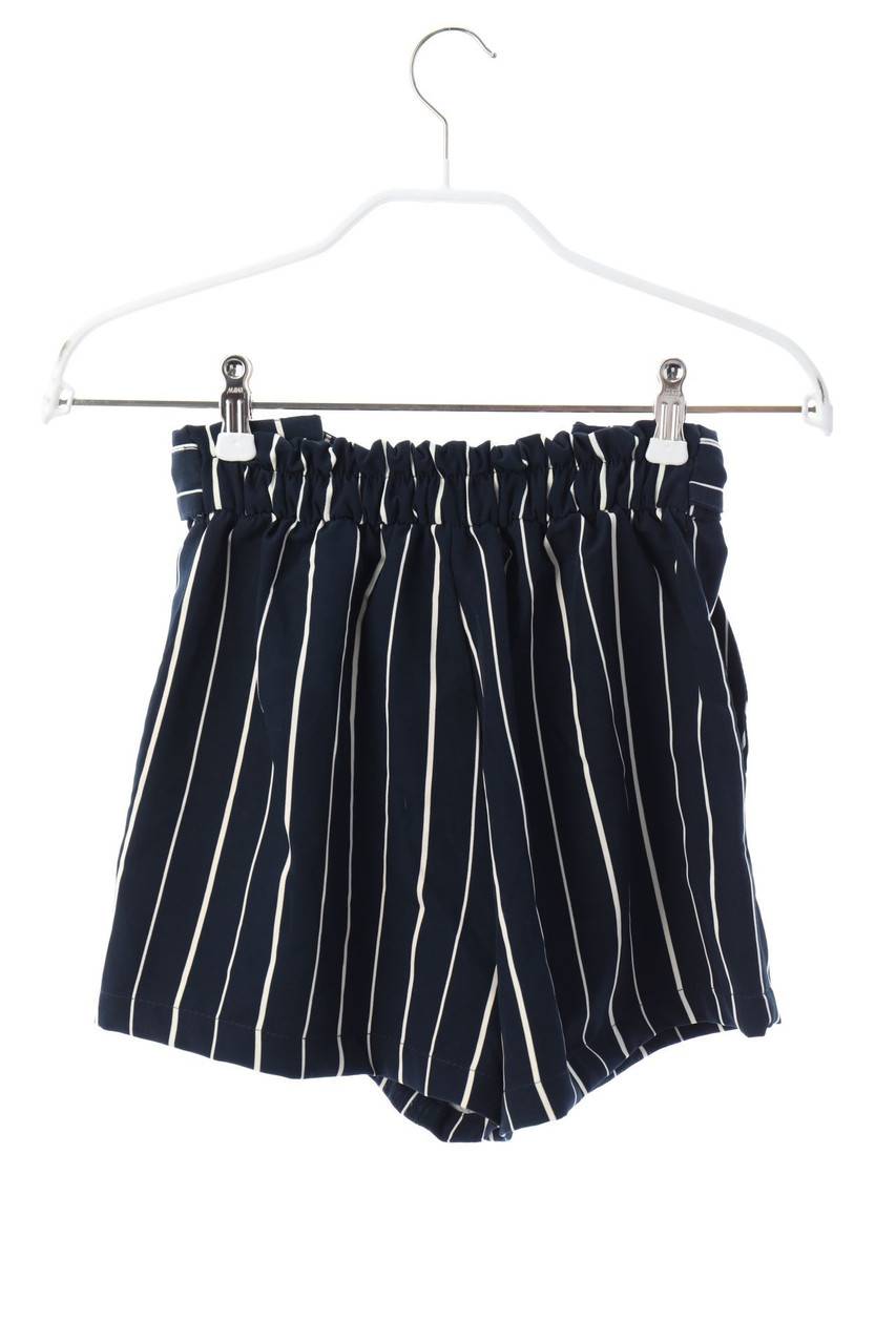 Carou PULL&BEAR Paperbag-Hotpants mit Streifen Riesige Ersparnisse