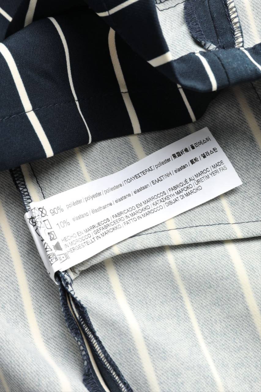 Carou PULL&BEAR Paperbag-Hotpants mit Streifen Riesige Ersparnisse