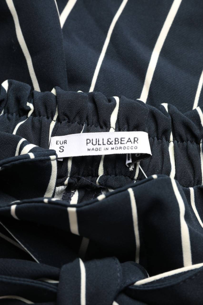 Carou PULL&BEAR Paperbag-Hotpants mit Streifen Riesige Ersparnisse