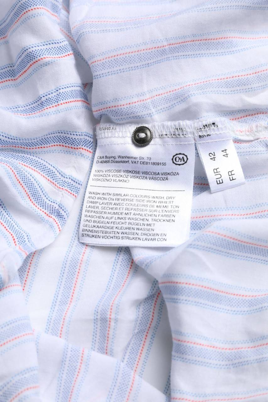 Carou Yessica by C&A Hemd-Bluse mit kurzem Ärmel zum Knoten Begrenzte Freigabe
