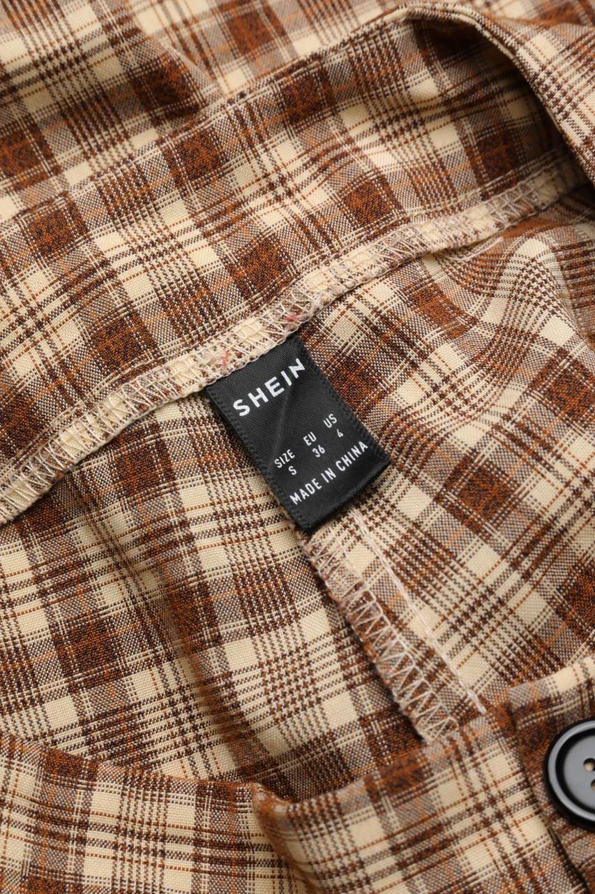 Carou SHEIN Hose mit Karo-Muster Letzter Tag