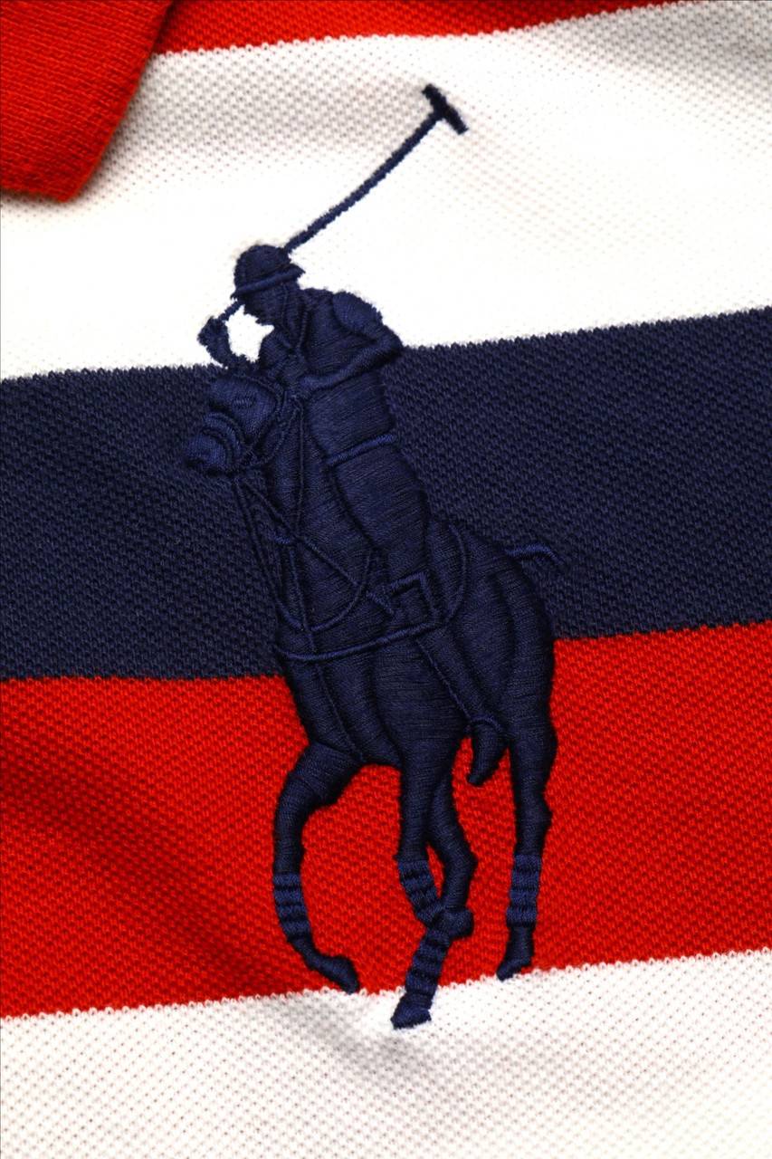 Carou POLO RALPH LAUREN Poloshirt mit Logo-Stickerei Rabatt