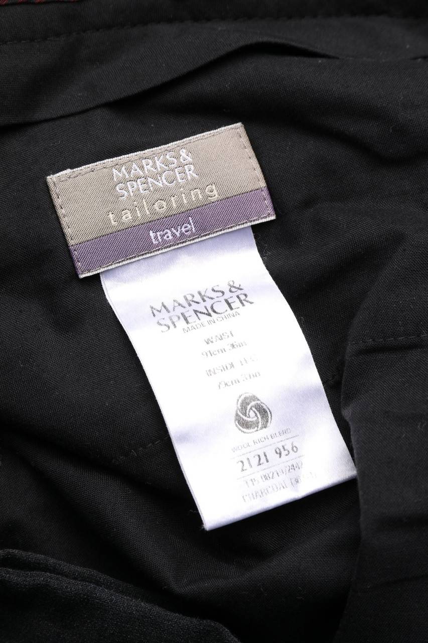 Carou MARKS & SPENCER Bundfalten-Hose aus Woll-Mix Sonderangebote