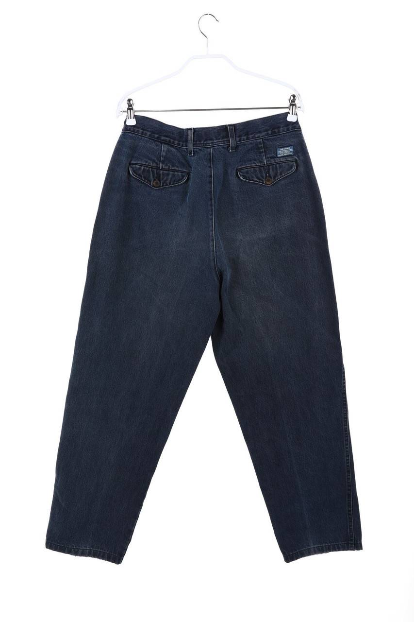 Carou DANIEL HECHTER PARIS Denim-Bundfalten-Hose Kostenlose Rückgabe