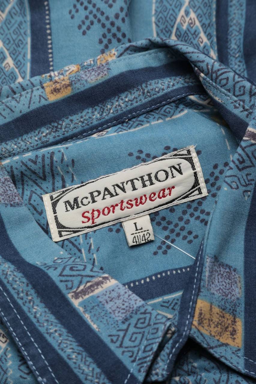 Carou Mc Panthon sportswear Print-Hemd Letzte 2 Tage