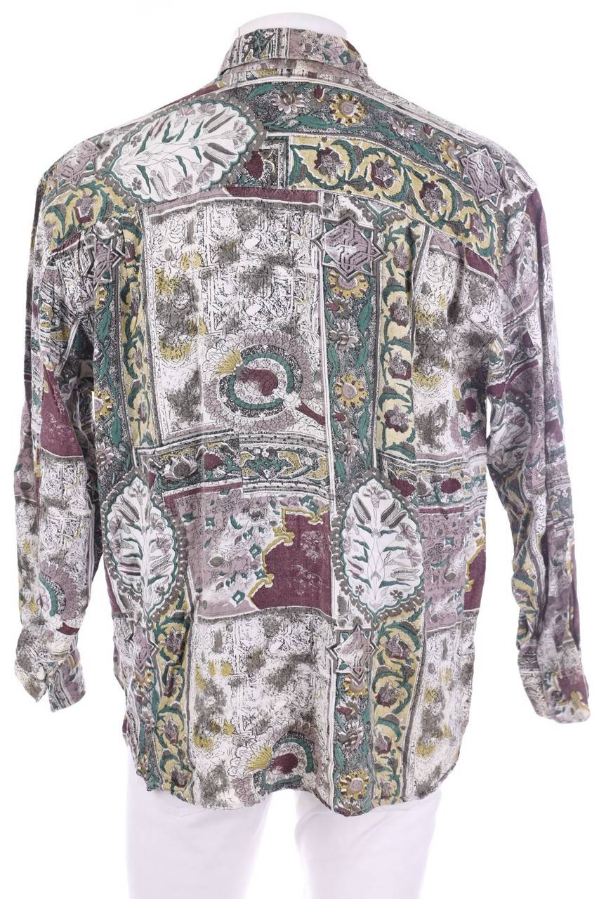 Carou VINTAGE Print-Hemd aus Viskose Bis zu 60% Rabatt