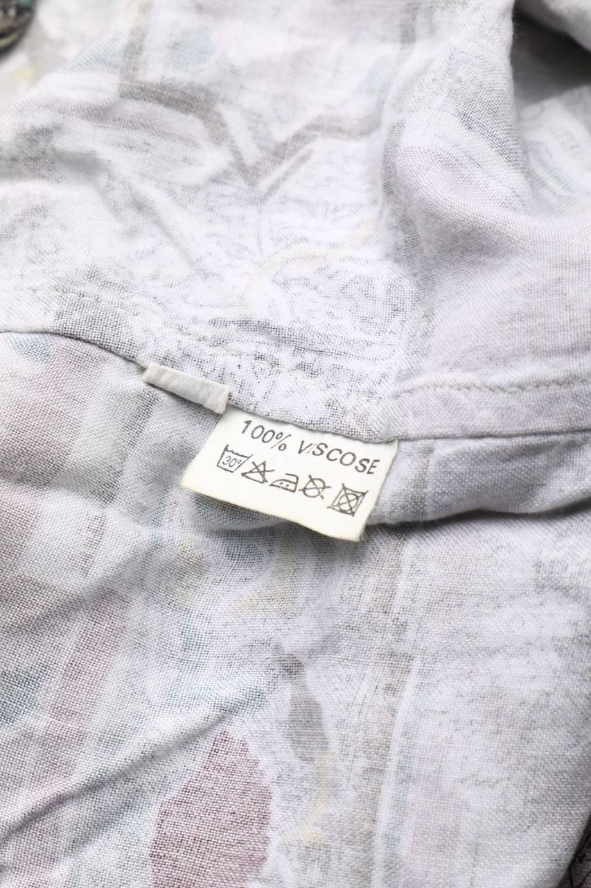 Carou VINTAGE Print-Hemd aus Viskose Bis zu 60% Rabatt