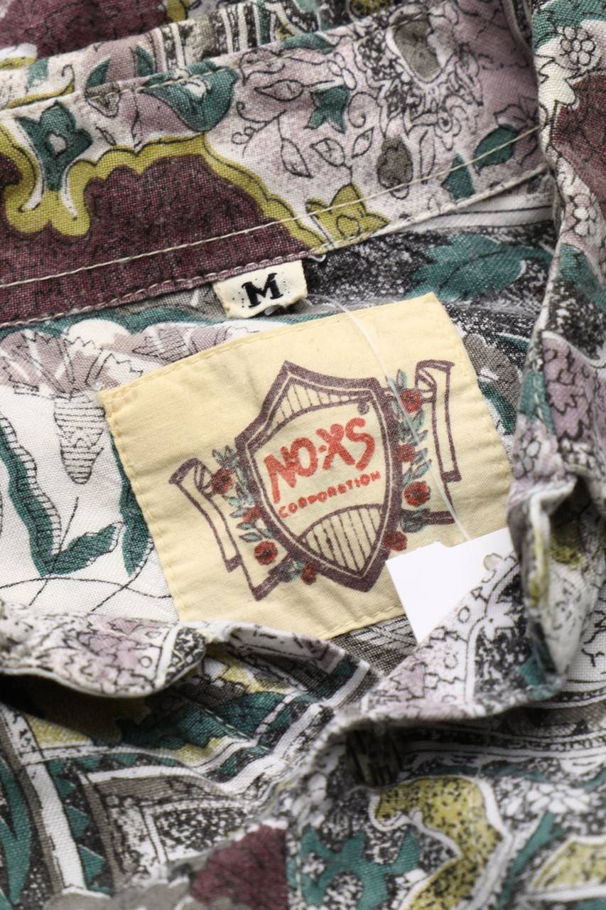 Carou VINTAGE Print-Hemd aus Viskose Bis zu 60% Rabatt