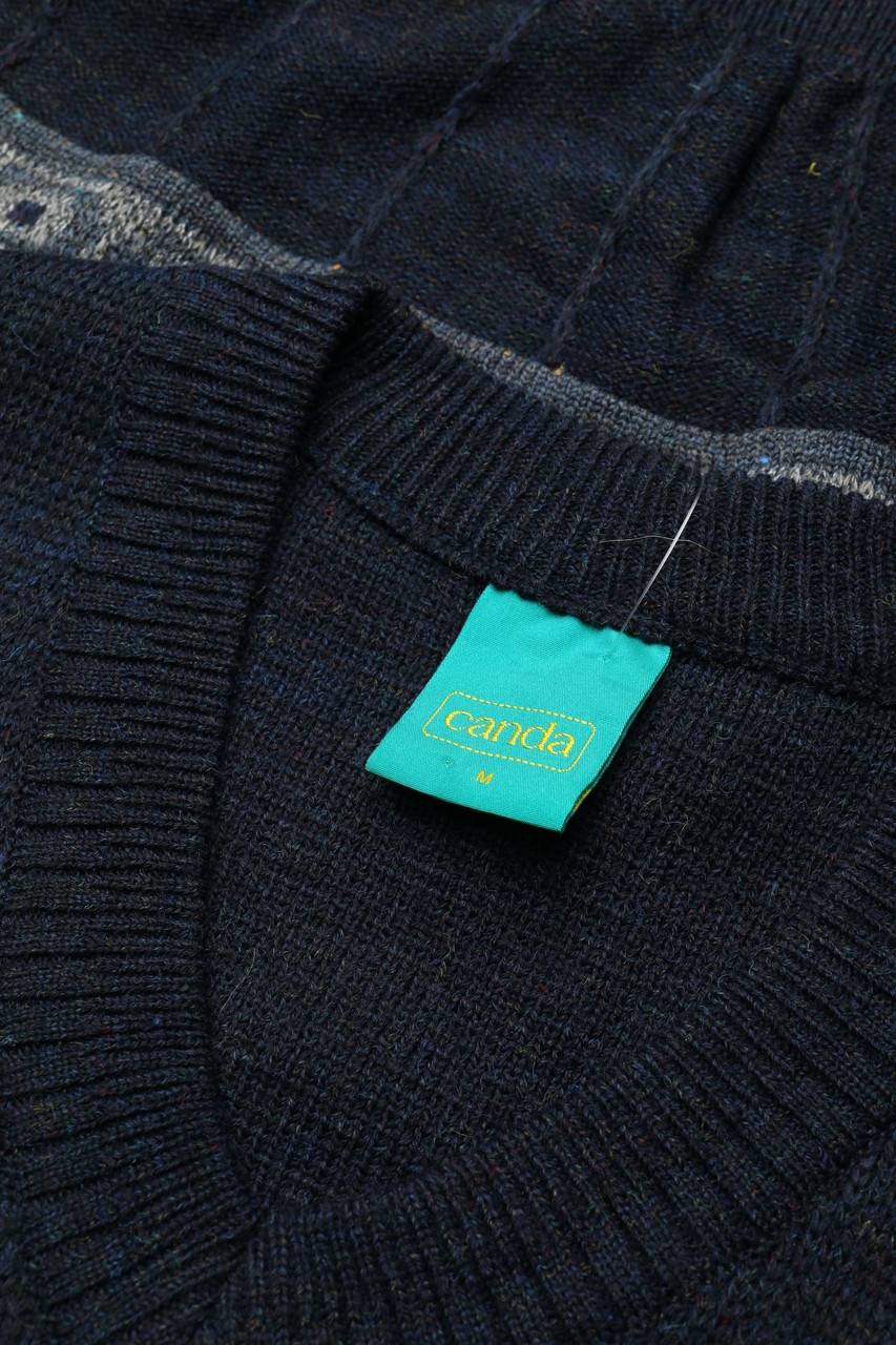 Carou C&A Vintage-Pullunder mit Muster Vierteljährliche Förderung