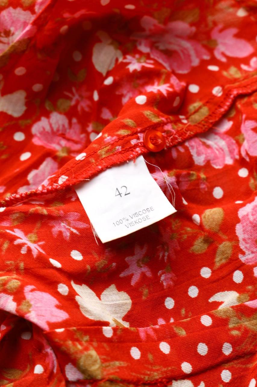 Carou VINTAGE Bluse mit Blumen-Print Nur noch ein Tag übrig