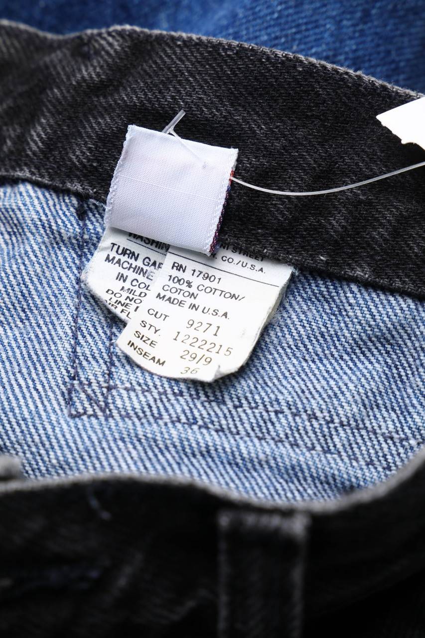 Carou ROCKIES Raw Denim Straight Cut Jeans mit Logo-Patch Riesige Rabatte