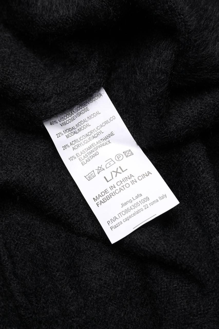 Carou Ohne Label Strickkleid mit Rollkragen Letzter Tag