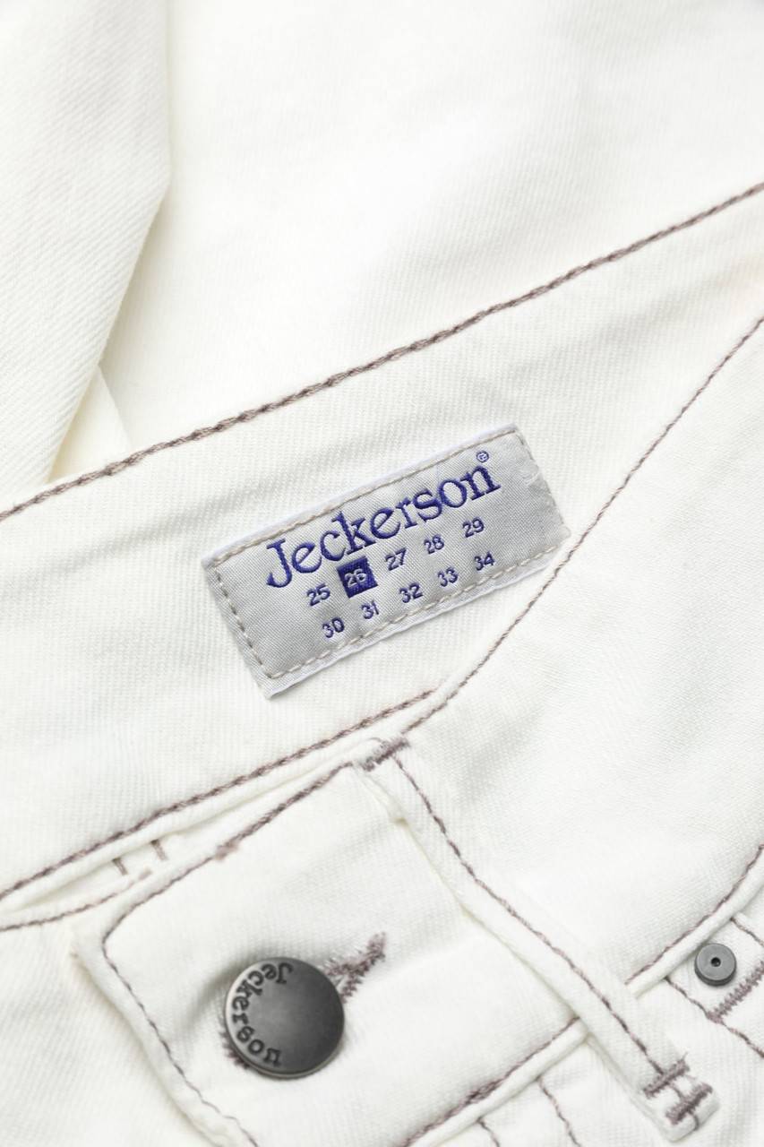 Carou Jeckerson Skinny-Jeans mit Kunstleder-Details zollfrei
