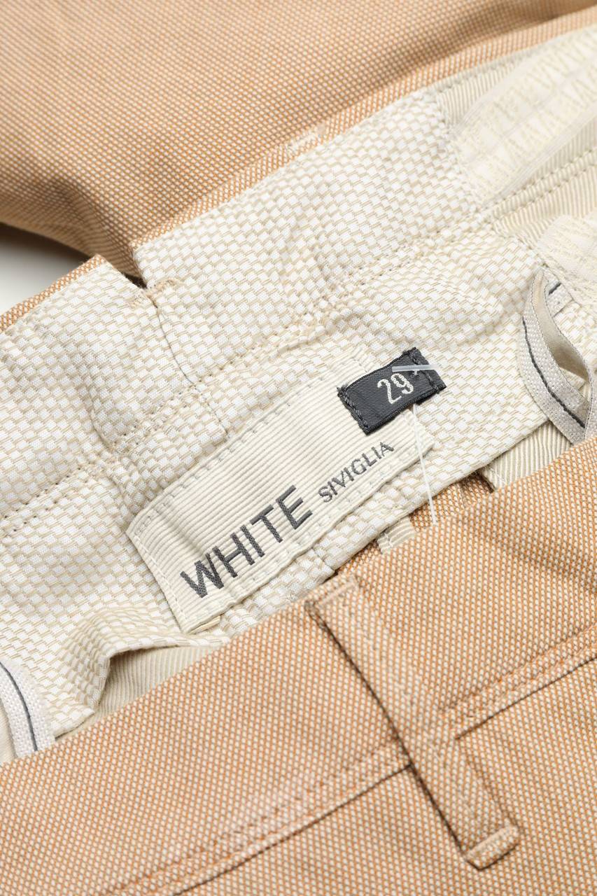 Carou WHITE SIVIGLIA Chino-Hose aus Baumwoll-Mix 2025