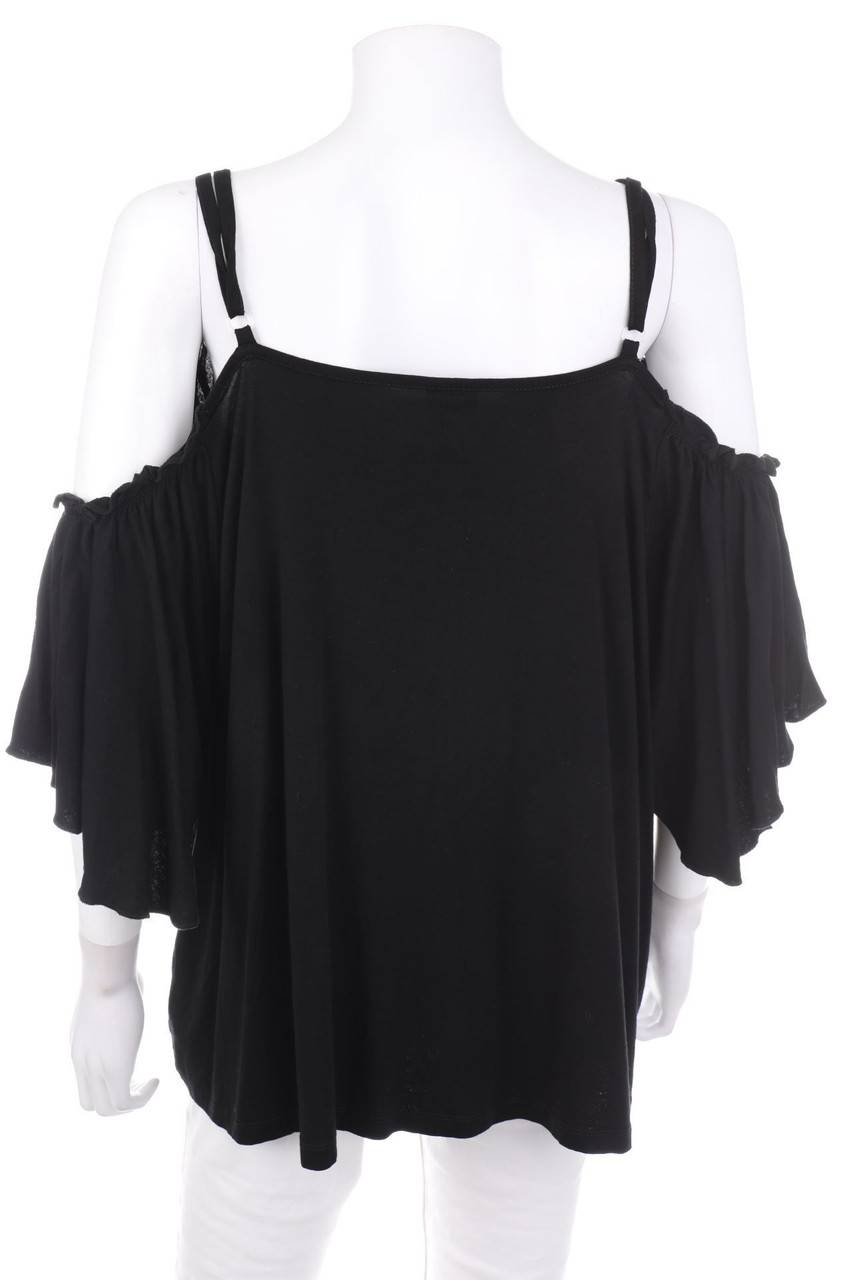 Carou RAINBOW Cold-Shoulder-Bluse mit Blumen-Print Günstiger Verkauf