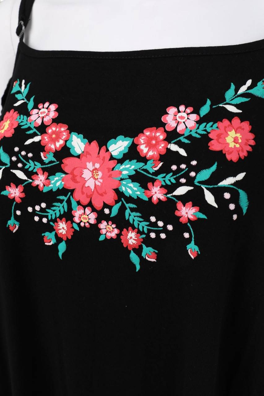 Carou RAINBOW Cold-Shoulder-Bluse mit Blumen-Print Günstiger Verkauf