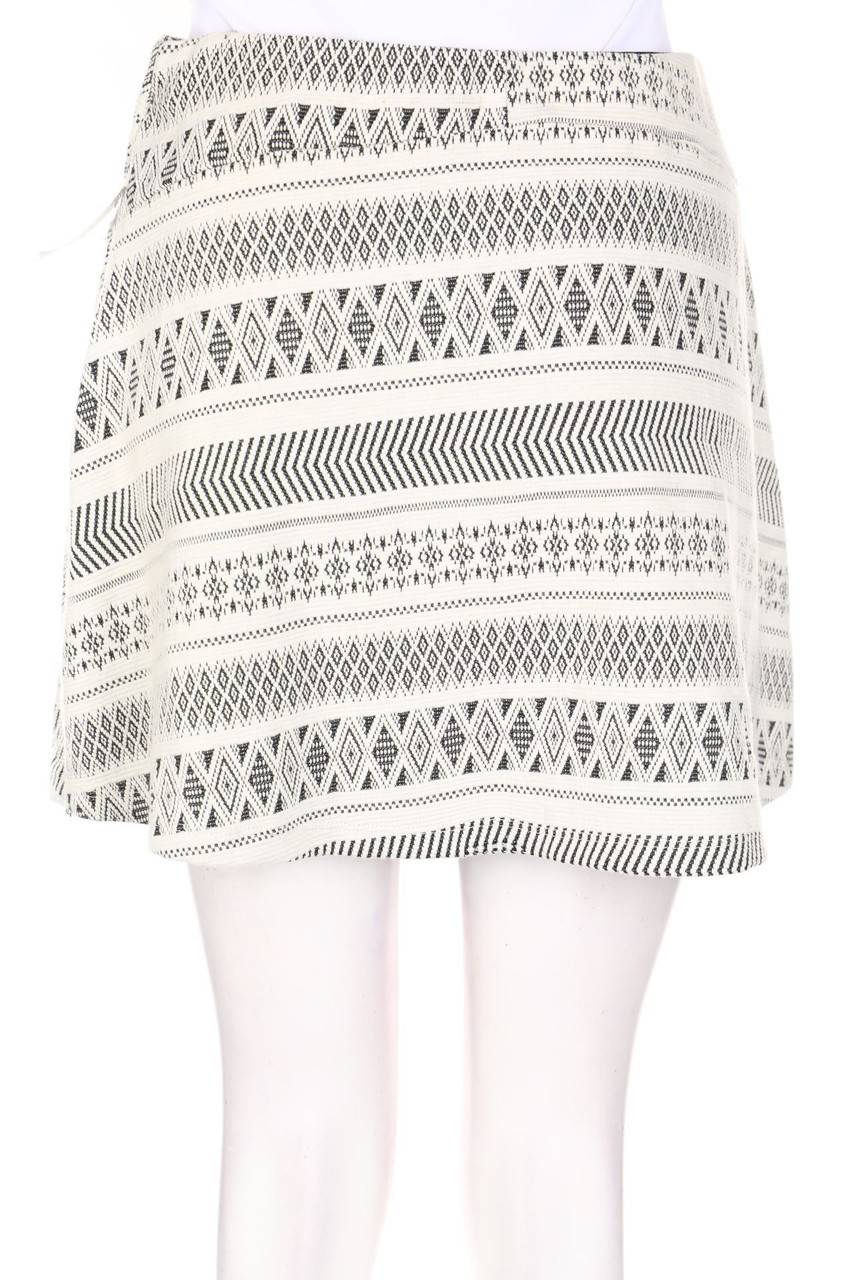 Carou Bershka Minirock mit geometrischem Muster Günstig kaufen