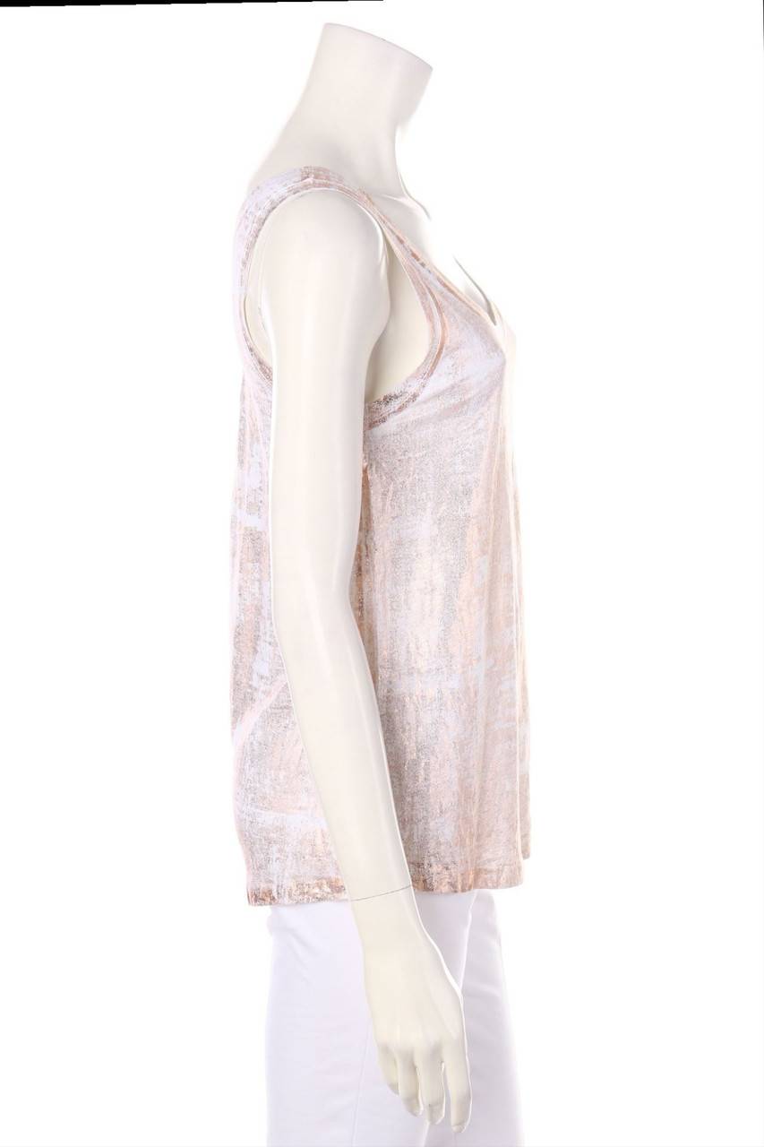 Carou sandro Top mit Metallic-Effekt Kostenlose Rückgabe