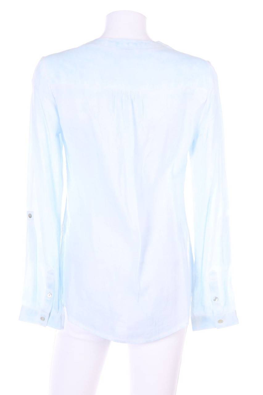 Carou Ohne Label Garment Dyed-Bluse mit Roll-up-Manschette Bis zu 60% Rabatt