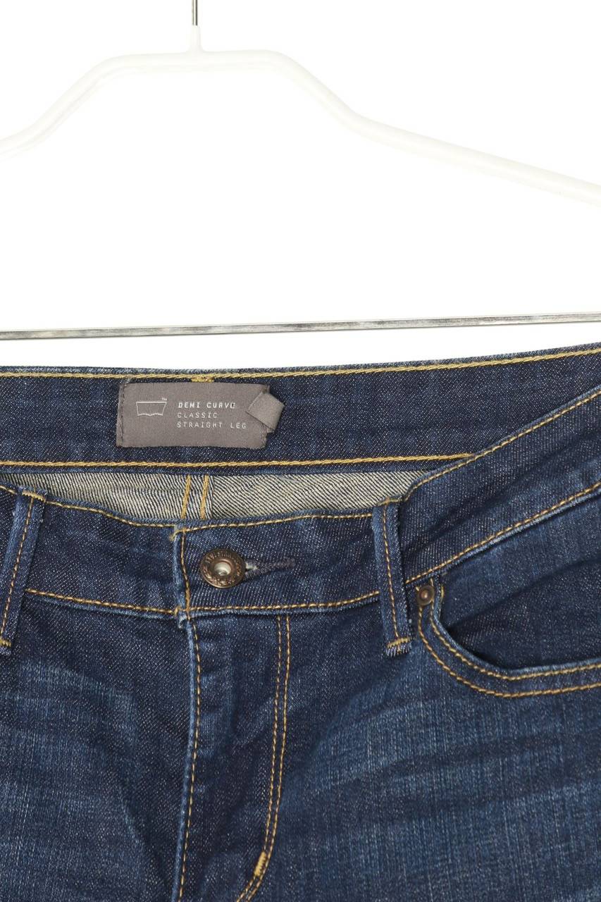 Carou LEVI´S Used Look Straight Cut Jeans mit Logo-Patch Bis zu 65% Rabatt