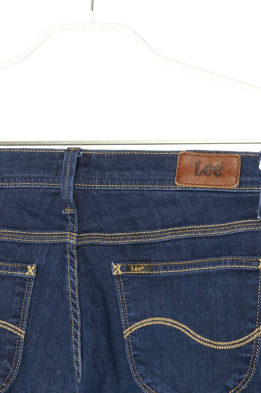 Carou Lee Straight Cut Jeans mit Logo-Patch Sonderangebot der Fabrik
