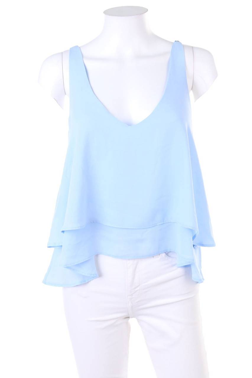 Carou PULL&BEAR Top in A-Linie im Layer Look mit tiefem Ausschnitt Clearance-Verkauf