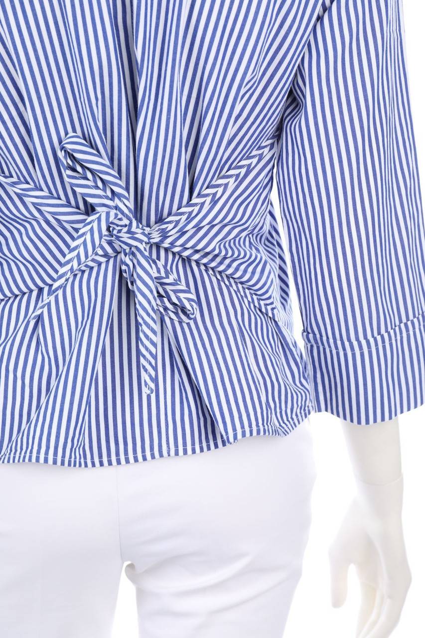 Carou OPUS Streifen-Bluse mit 3/4-Ärmel Begrenzt auf 3 Tage