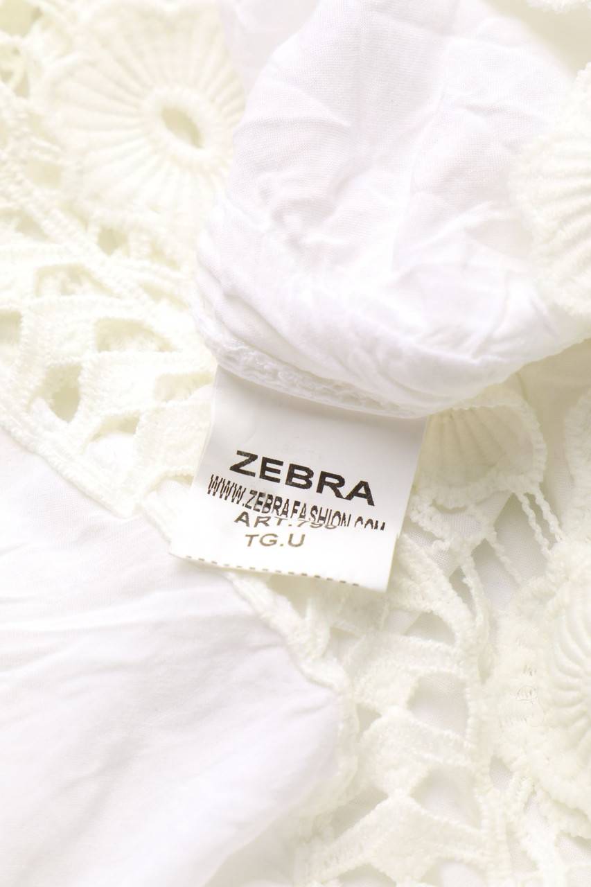 Carou zebra Tunika-Bluse mit Spitze Black Friday Preise