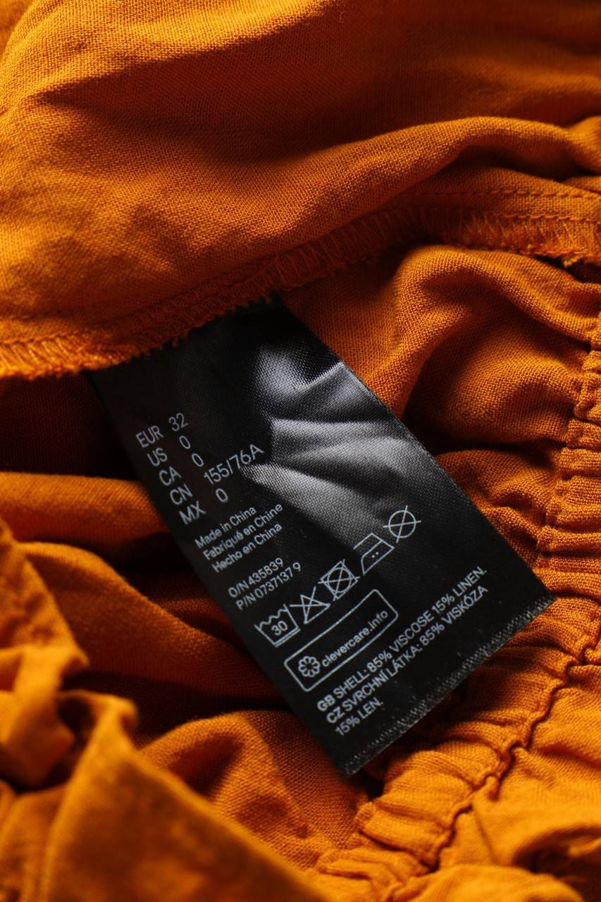 Carou H&M Carmen-Kurzarm-Bluse mit Rüschen Schlussverkauf