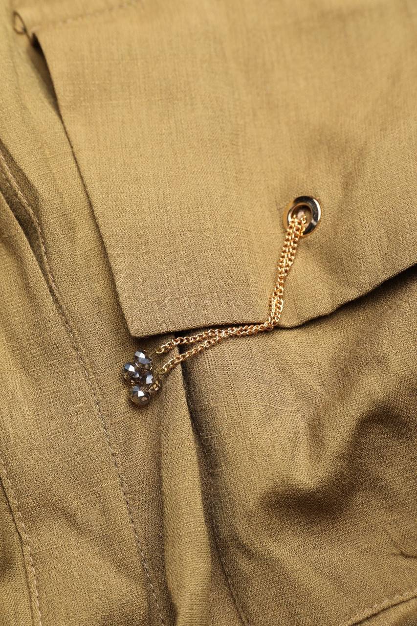 Carou Ohne Label Midikleid mit Applikationen Cyber Monday