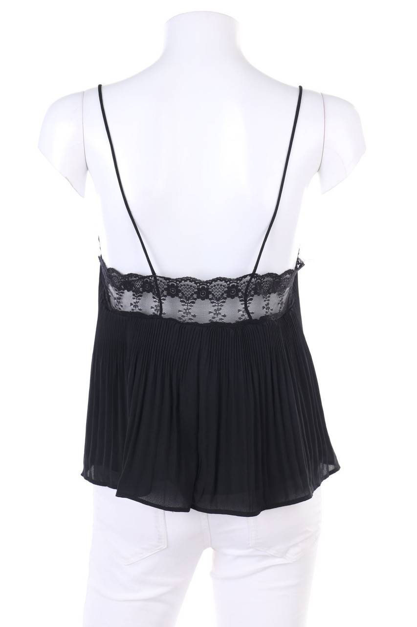 Carou ZARA Plissee-Blusentop mit Spitze Muttertagsangebot