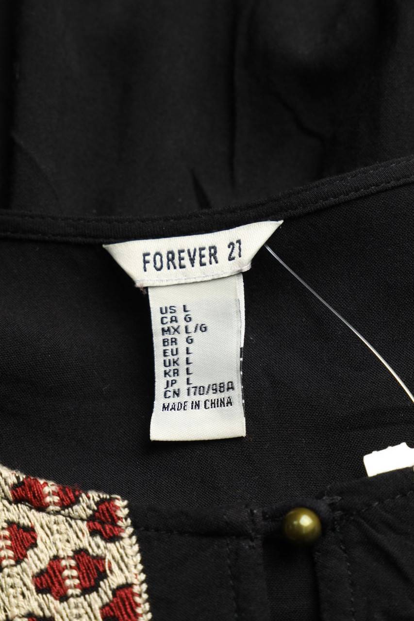 Carou FOREVER 21 Kleid mit Stickereien Online Outlet
