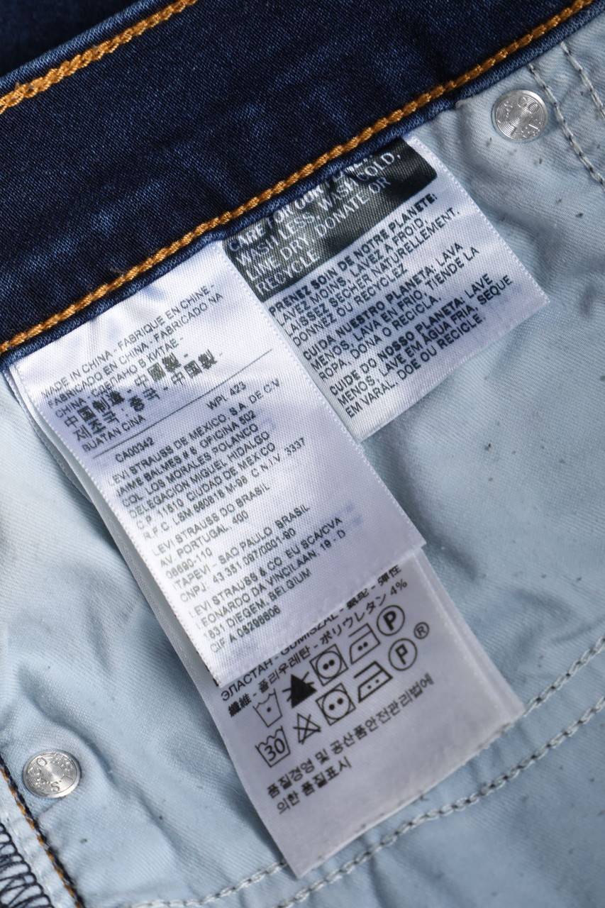 Carou LEVI´S Used Look Straight Cut Jeans mit Logo-Patch Zeitbegrenzte Promotion