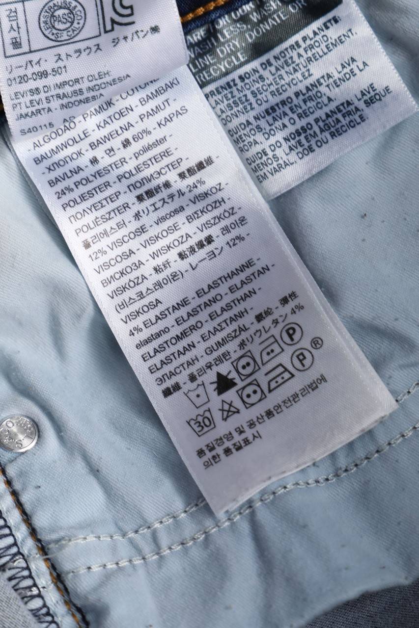 Carou LEVI´S Used Look Straight Cut Jeans mit Logo-Patch Zeitbegrenzte Promotion