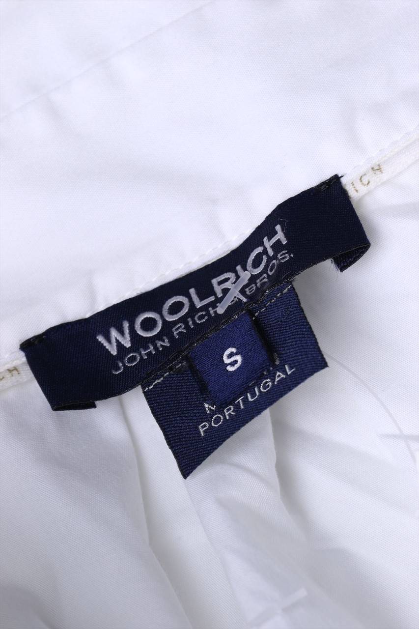 Carou WOOLRICH Tunika-Bluse mit Logo-Plakette Nur für heute