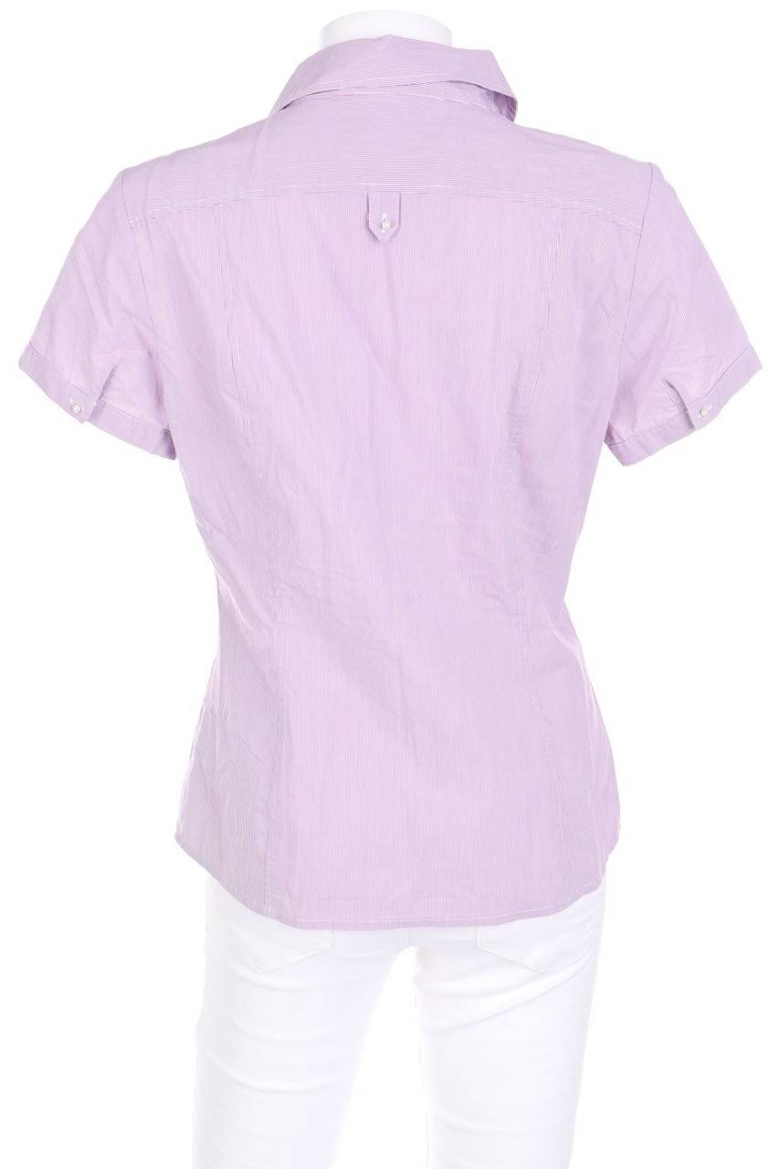 Carou comma Kurzarm-Bluse mit Streifen 50% Rabatt mit kostenlosem Versand