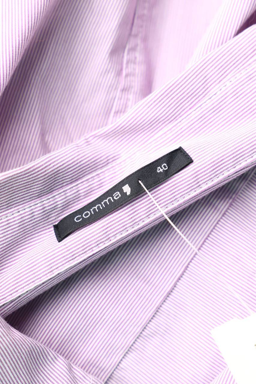 Carou comma Kurzarm-Bluse mit Streifen 50% Rabatt mit kostenlosem Versand