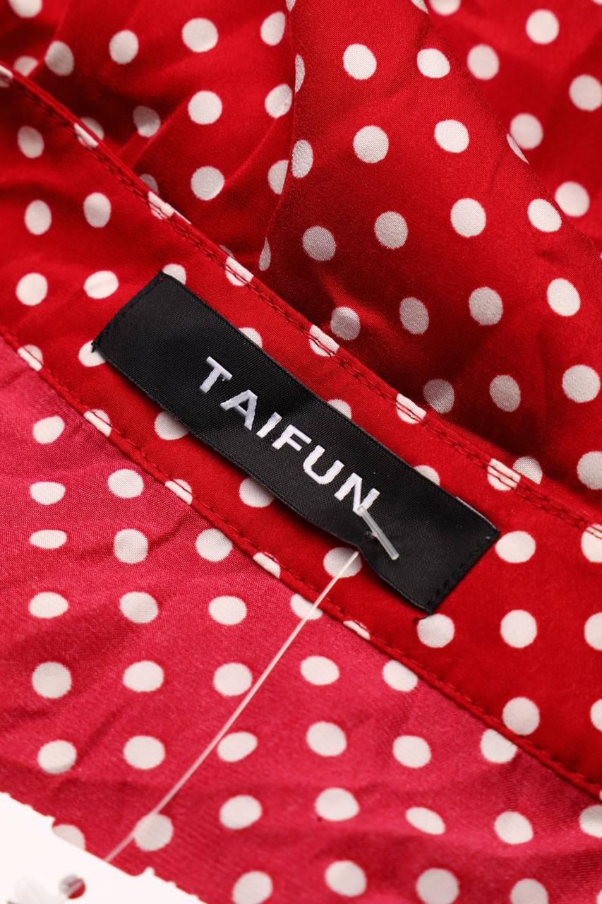 Carou TAIFUN Kurzarm-Bluse mit Polka Dots Fabrikladen