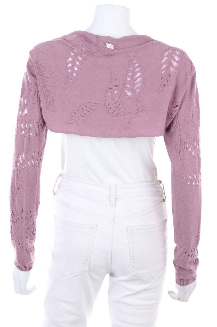 Carou TRU TRUSSARDI Bolero mit Lochstrick-Details im Angebot