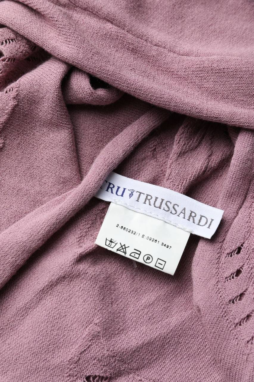 Carou TRU TRUSSARDI Bolero mit Lochstrick-Details im Angebot