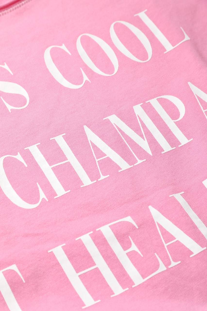 Carou monari Kurzarm-Shirt mit Statement-Print Schlussverkauf