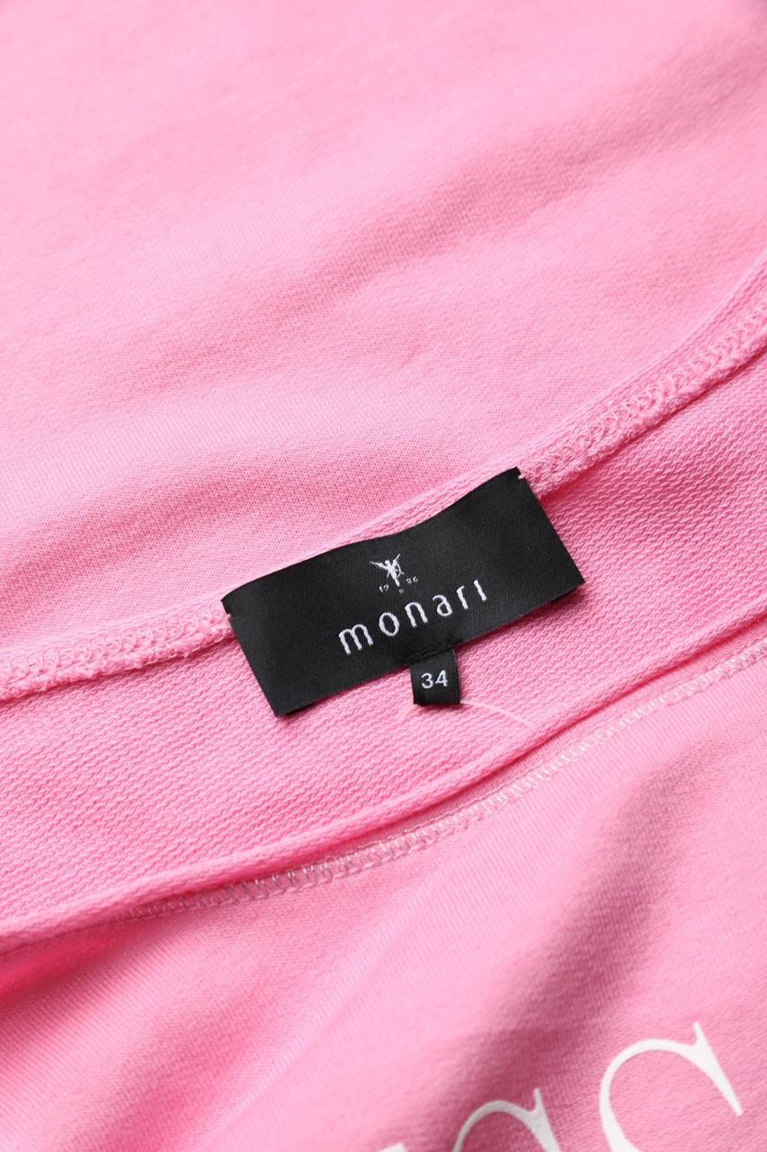 Carou monari Kurzarm-Shirt mit Statement-Print Schlussverkauf