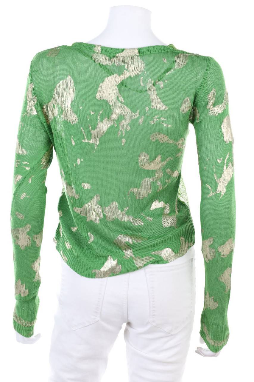 Carou FRACOMINA Spitzen-Cardigan mit Metallic-Effekt Blitzverkäufe