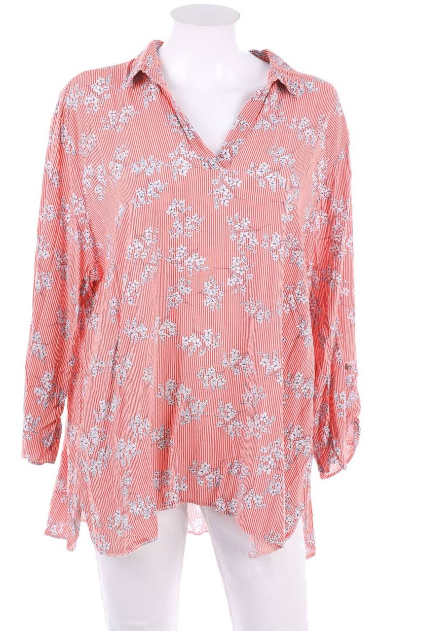 Carou Yessica by C&A Streifen-Bluse mit Blumen-Print Großer Ausverkauf